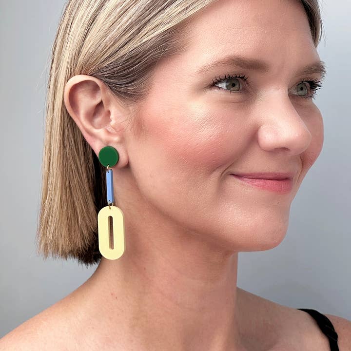 Combinist Goods - Wholesale Dangle Earrings - Oval Drop Earrings7