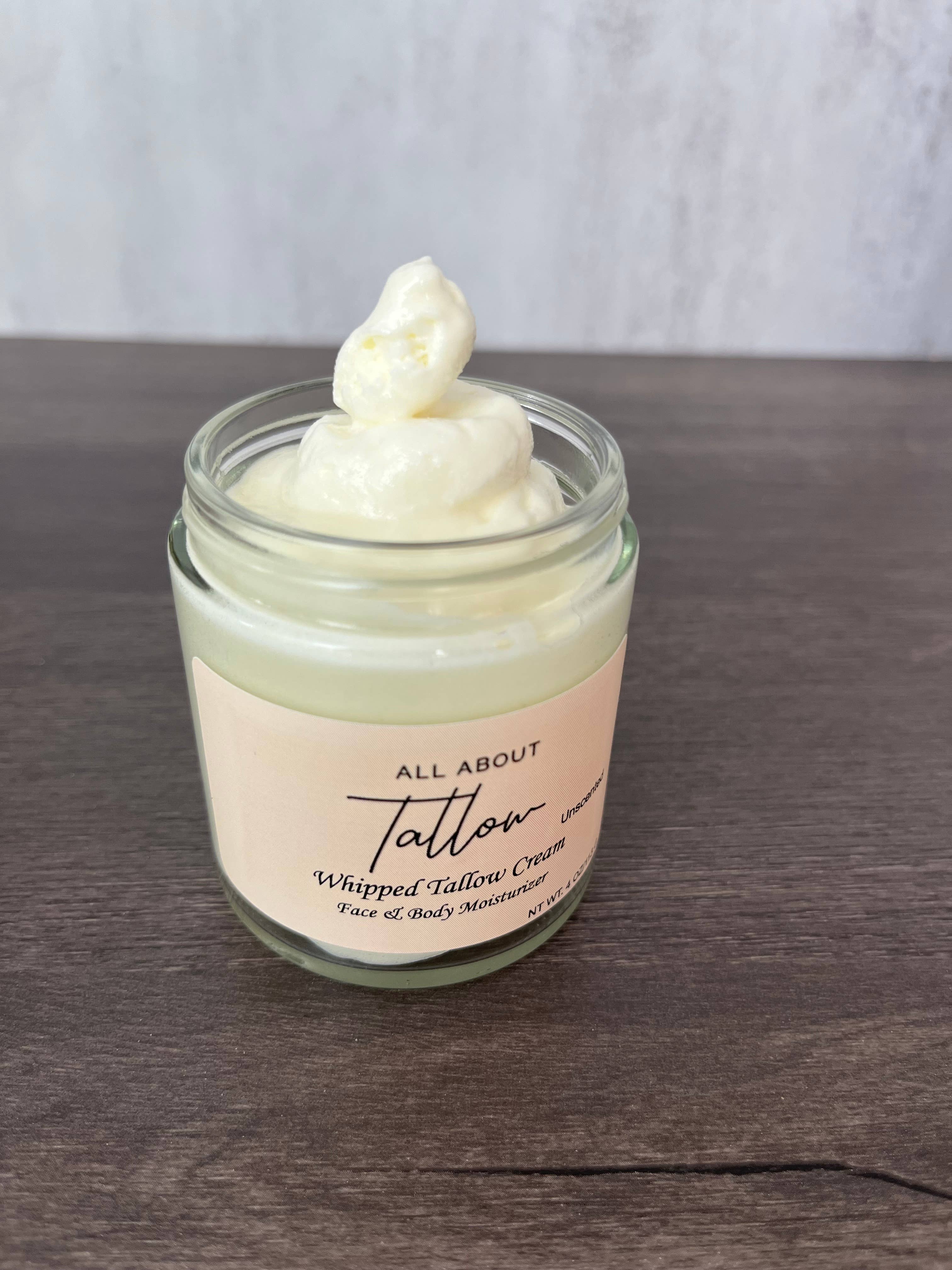 All About Tallow - Wholesale Body Cream/Lotion - Whipped Tallow Cream - Face & Body Moisturizer3