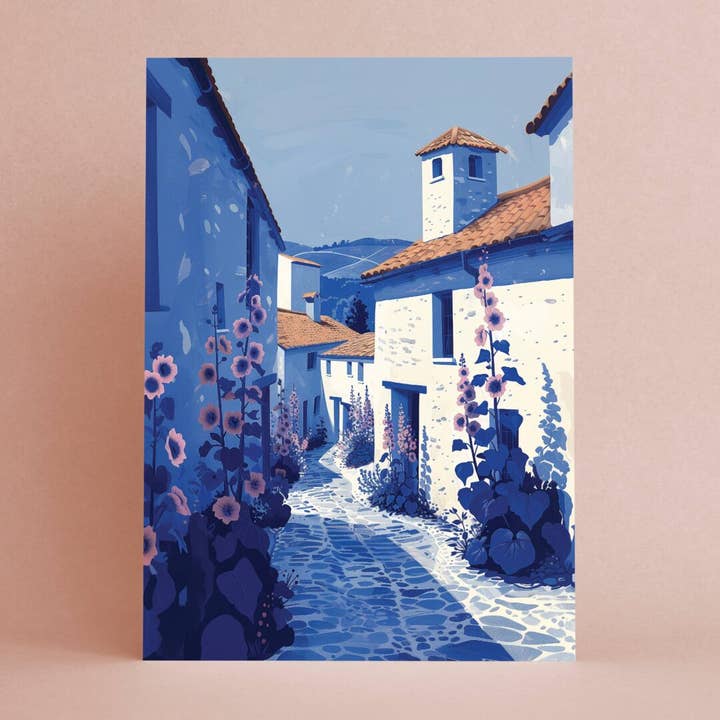 Botanopia - gifts , decor and cards for plant lovers - Wholesale Gewone wenskaart - Ridderspoor | Alledaagse wenskaart | Franse kaart1