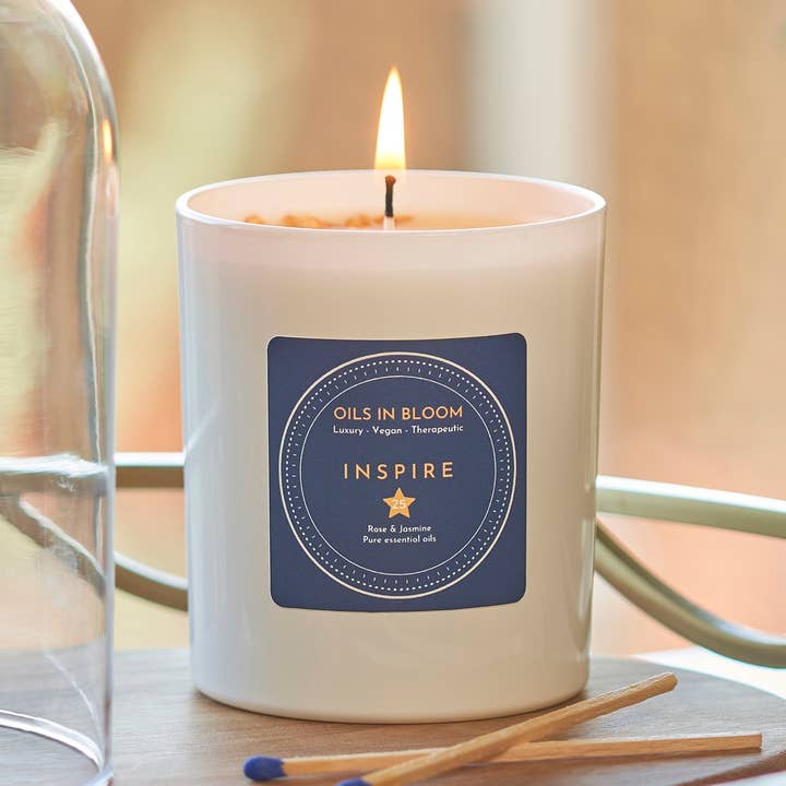 Zakelijke kaars Inspire voor wholesale door Oils in Bloom