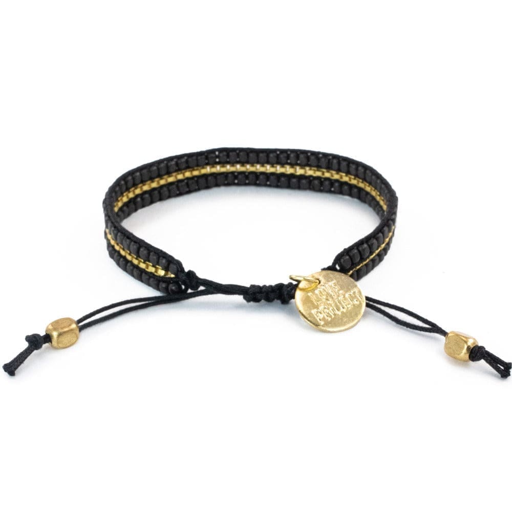 Love Is Project - Wholesale Woven/Braided Bracelet - Diwali Bracelet - Dark Black1