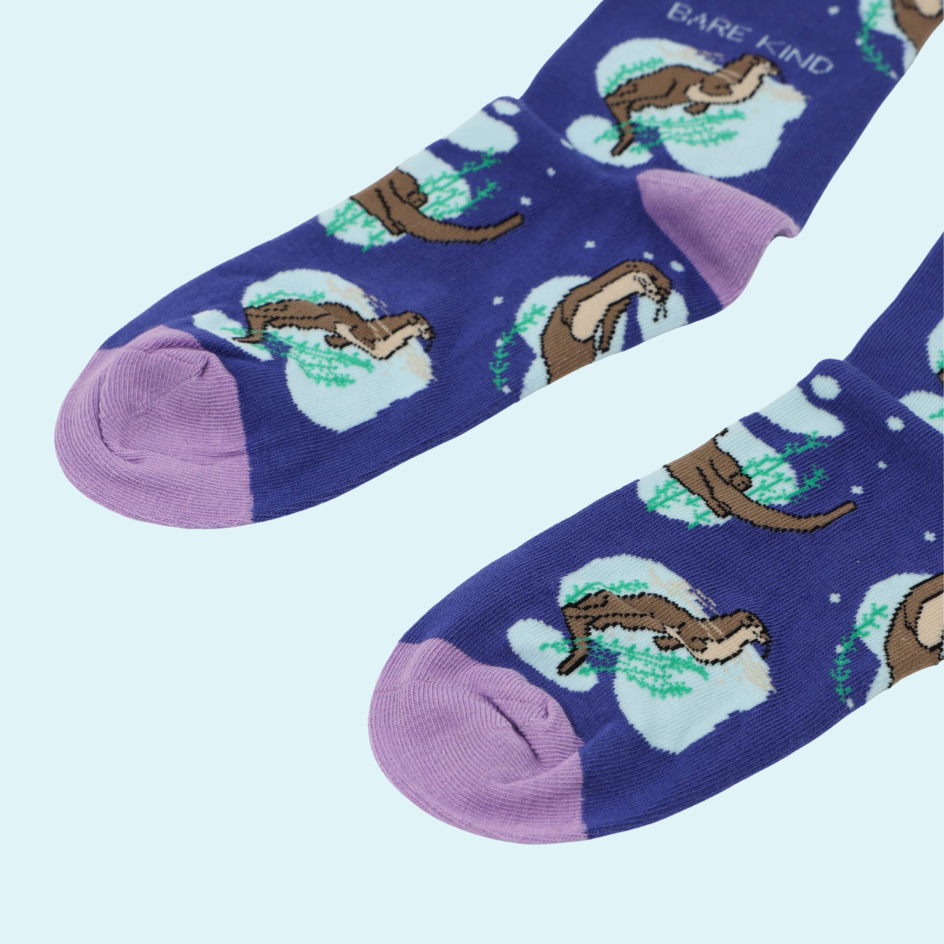Bare Kind Socks - Wholesale Socks - Unisex - Otter Socks | Bamboo Socks | Blue Socks | Marine Socks3