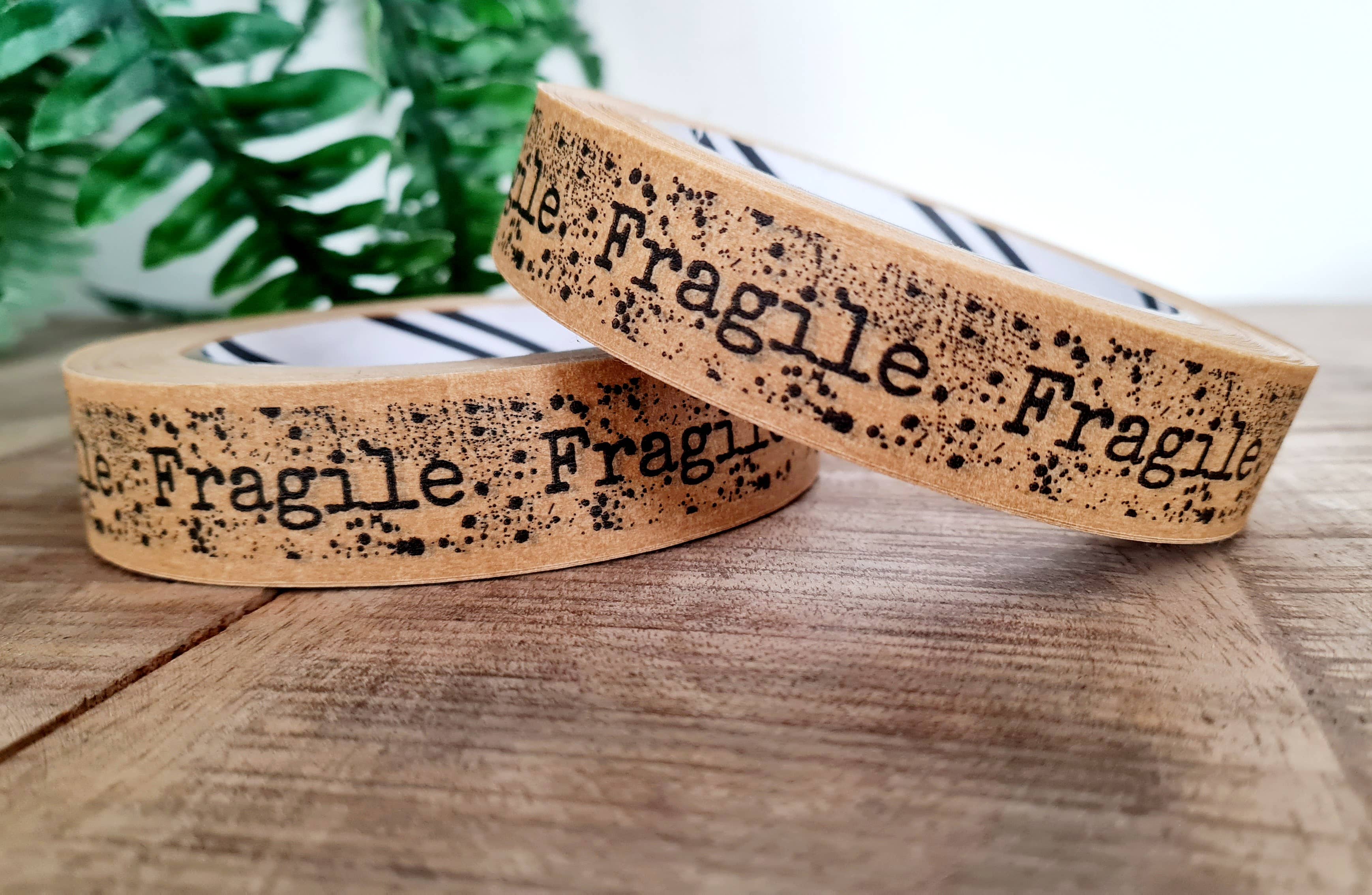 Dolly & Doug – wholesale Tape – Fragile Eco-Friendly Kraft Packaging Tape 24mm x 50m2