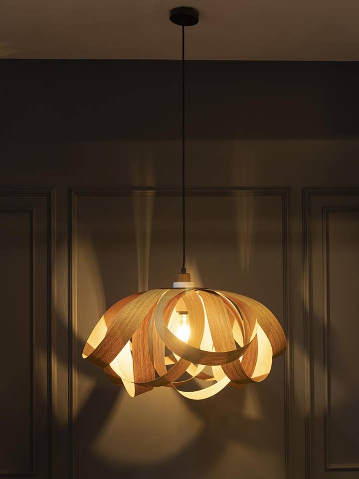 Papirus Big Oak Pendant Light Chandelier for wholesale by HEKA LIGHTING & TRADING LTD