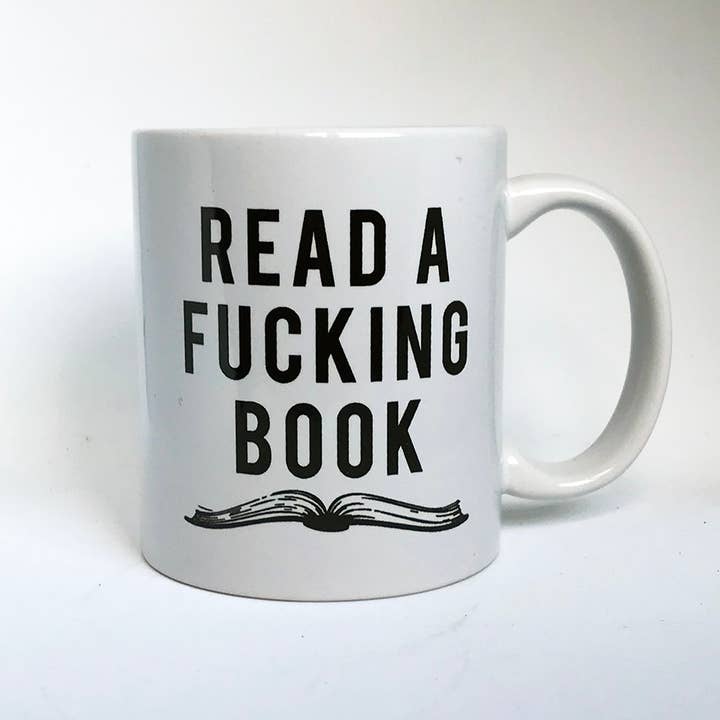 Steel Petal Press - Wholesale Coffee Mug - Fucking Book Coffee and Tea Mug