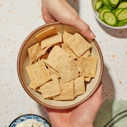 Unbothered Foods - Vendita all'ingrosso Cracker - Cracker al Lievito Madre con Sale Marino e Semi di Lino - Amici dell'Intestino3