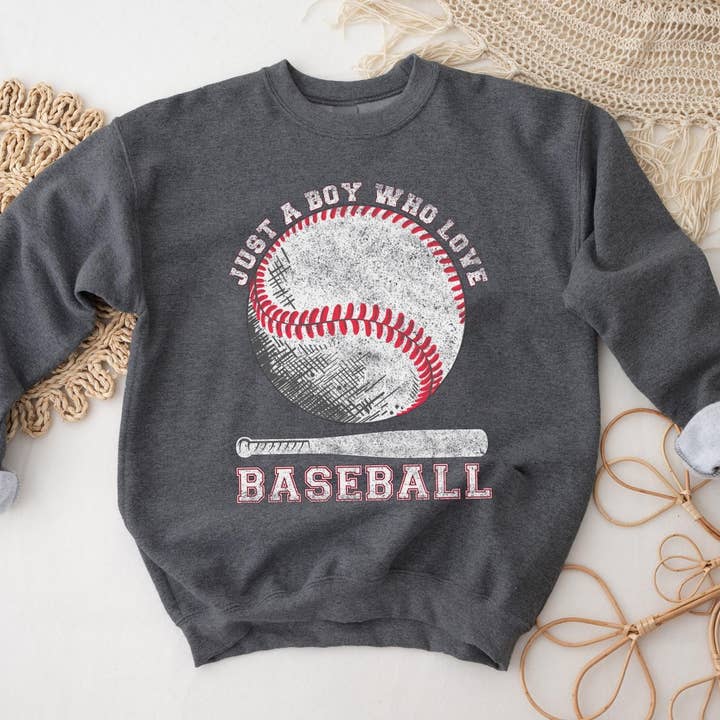 Vivtrek - Wholesale Graphic Sweatshirt - Unisex - Baseball Lover Boy Sweatshirt, Baseball Mom Dad1