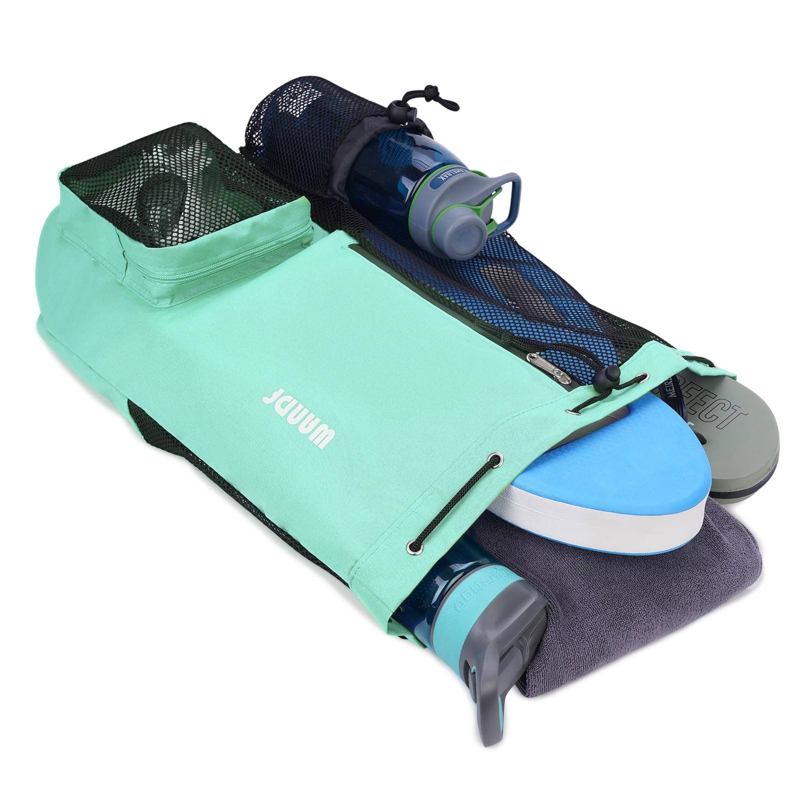 wandf - Wholesale Beach Bag - WANDF Mesh Drawstring Backpack with Wet Pocket Beach Bag105