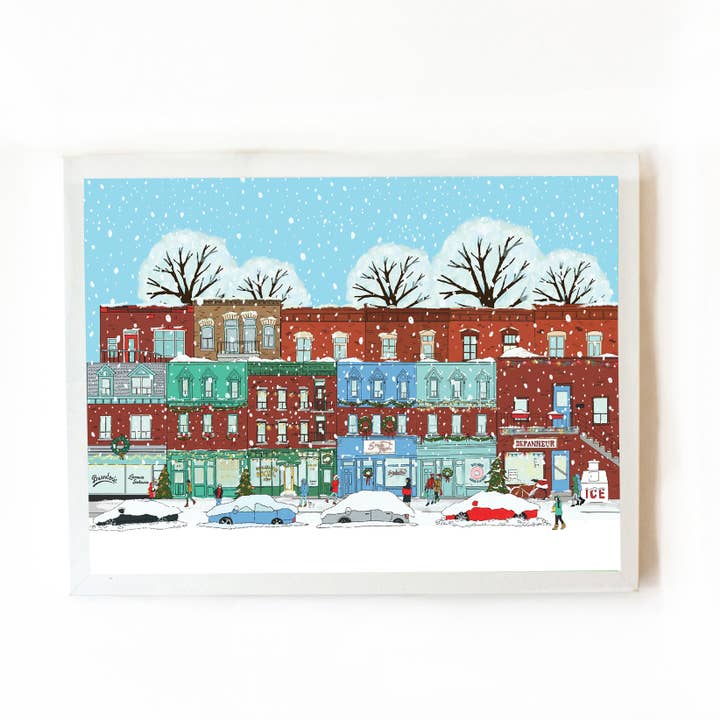 Inverno em Montreal, Impressão artística por atacado de Creationzbycatherine Catherine