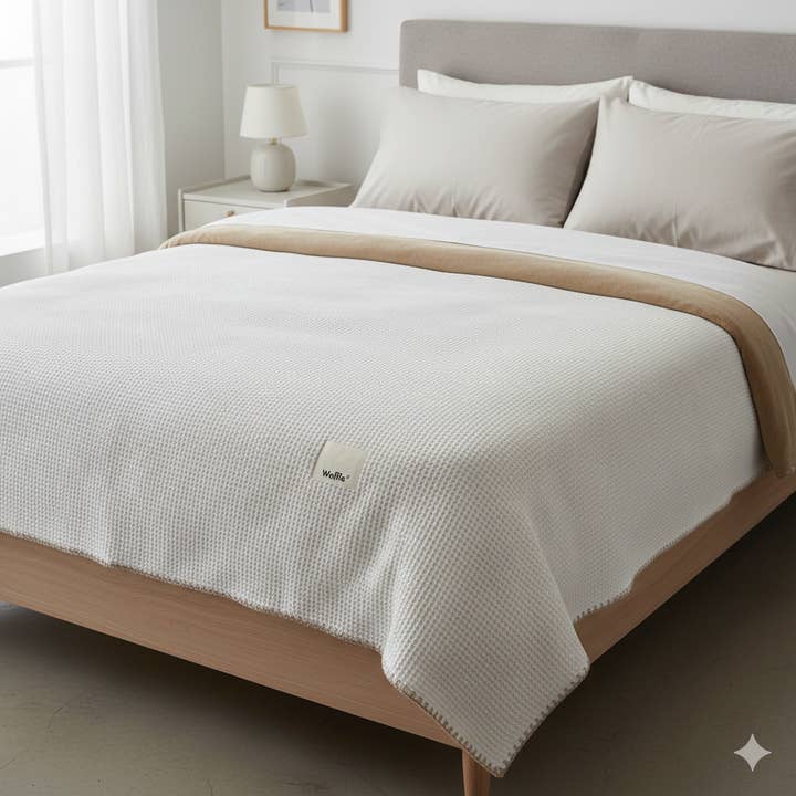 FLUFFERY - Wholesale Throw Blanket - Embossed Waffled Throw 60" x 80" (150 x 200 cm)3