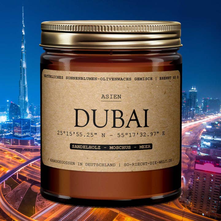 So riecht die Welt - Venta al por mayor Velas en tarros - Vela de Dubái: bambú | bergamota | jazmín nocturno