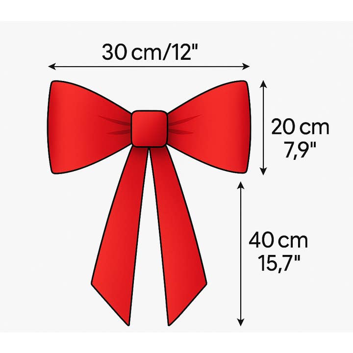 Matrinna - Wholesale Decorative Tabletop Object - Christmas linen decorative bow, Festive ribbon for interior5