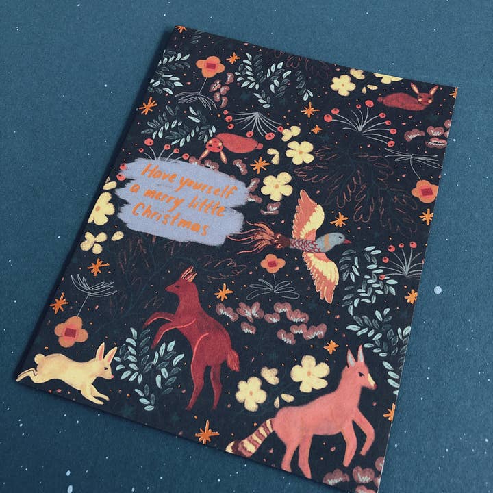 Small Adventure – wholesale Christmas card – Forest Pattern Card2