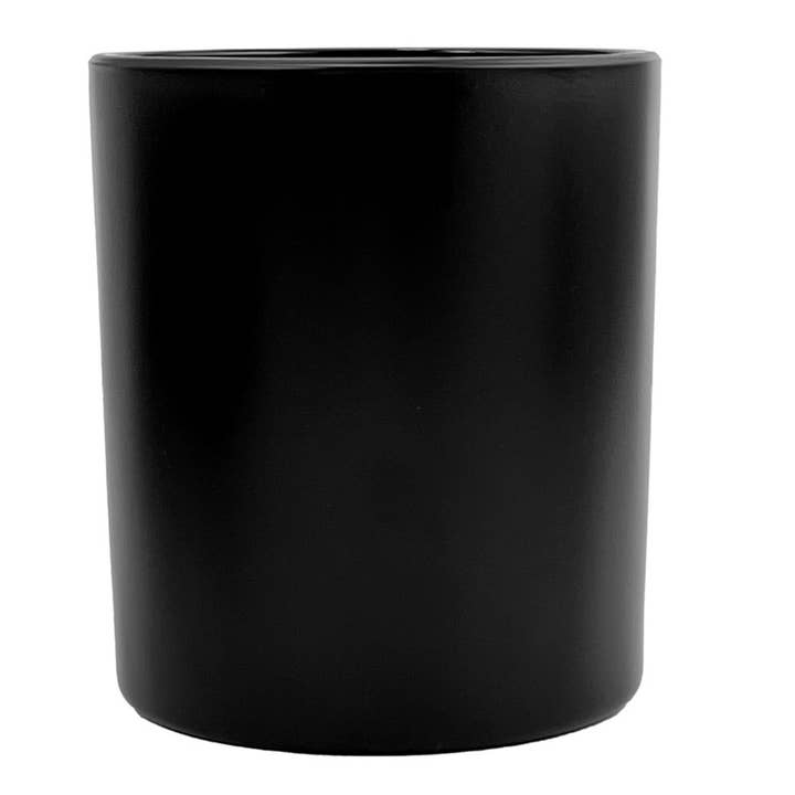 14 oz Havana Matte Black - Candle Making Glass for wholesale by General Wax - Candle Making Supplies