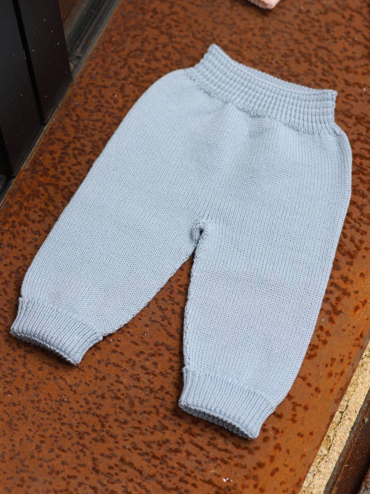 Trousers knitted in merino wool | ALL OF LOVE for wholesale by Wedoble: sustainable children's fashion