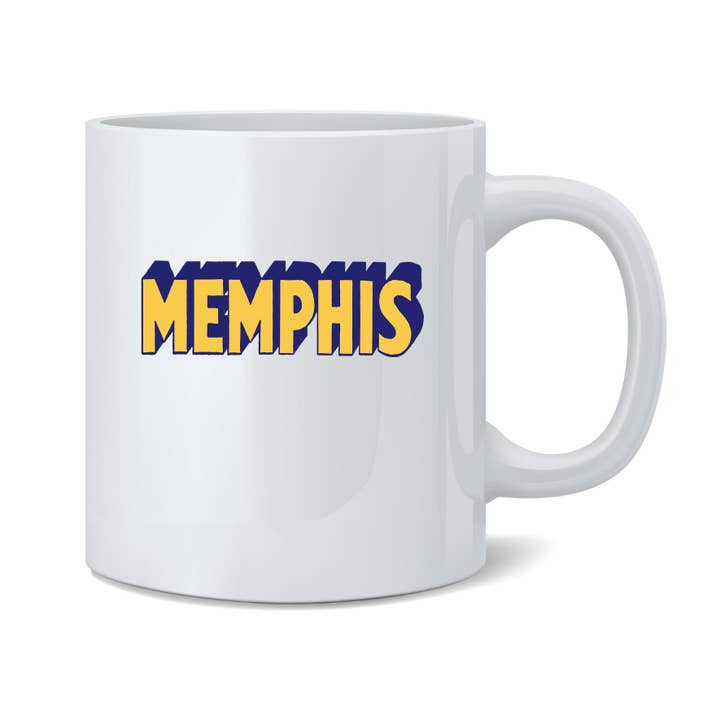Tasse à café de voyage Memphis Tennessee rétro vintage 11 oz pour la vente par Gotham Gifts
