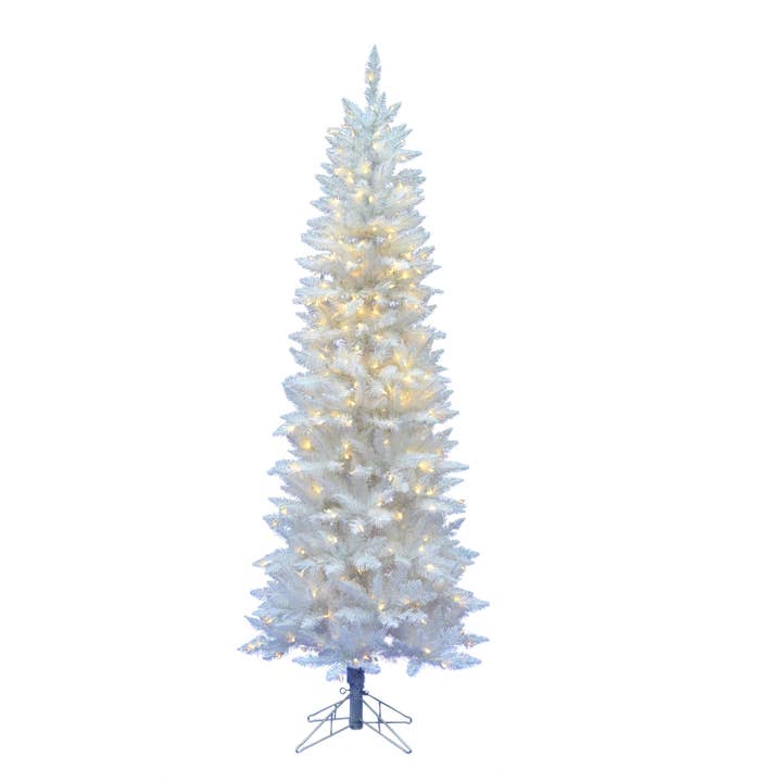 Vickerman 5' x 25" Sparkle White Pencil LED 200PW for wholesale by Vickerman