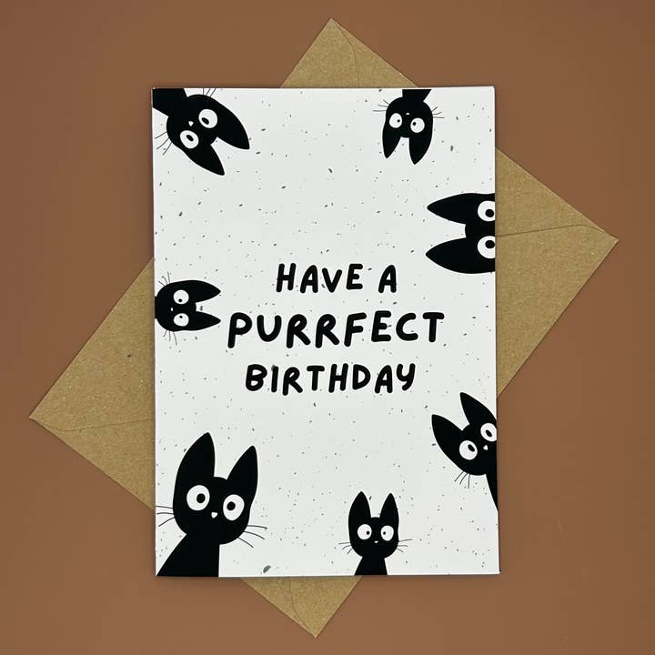 Swale Studios – wholesale Birthday card – Cat Themed Birthday Card