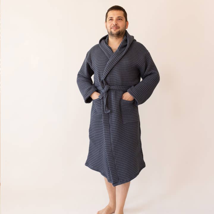 Vivamaison – Engroshandel Morgenkåbe - Unisex – Premium Vaflet Bomuld Badekåbe, Unisex Spa Komfort36