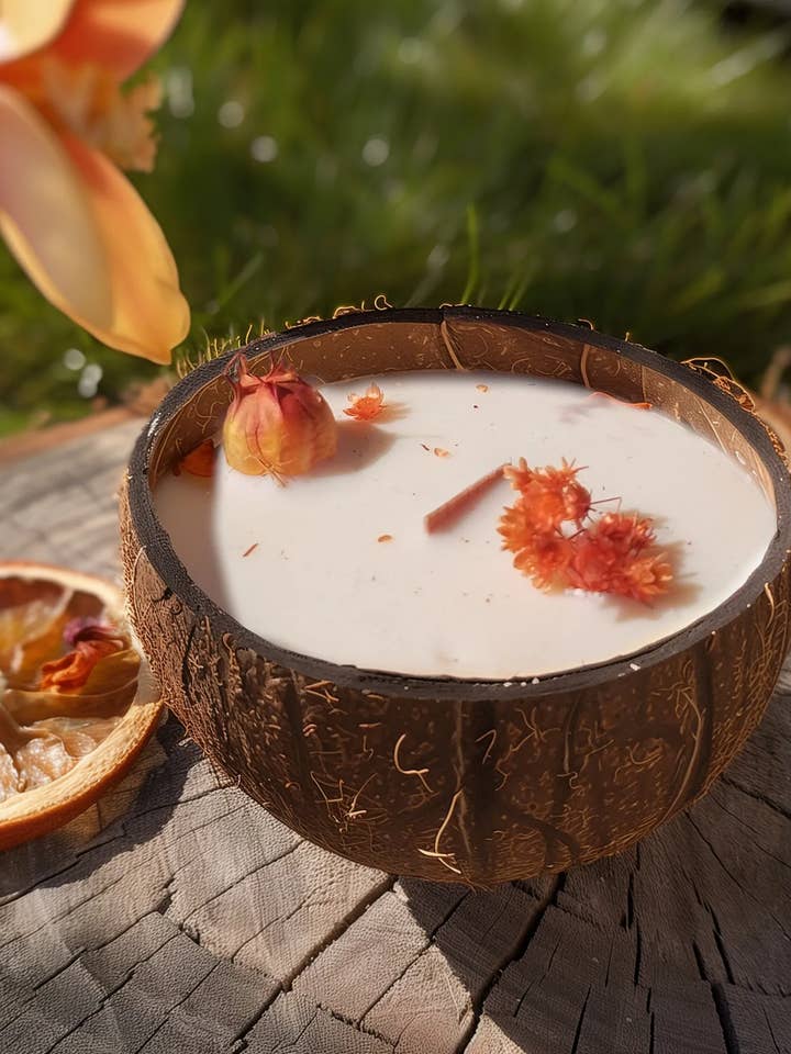 La candela che diventa pianta - Fiore d’arancio per la vendita all'ingrosso da parte di LUMINANTE