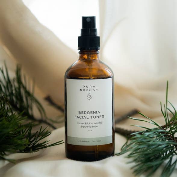 BERGENIA Gesichtstoner 100 ml für den Großhandel von PURA NORDICA