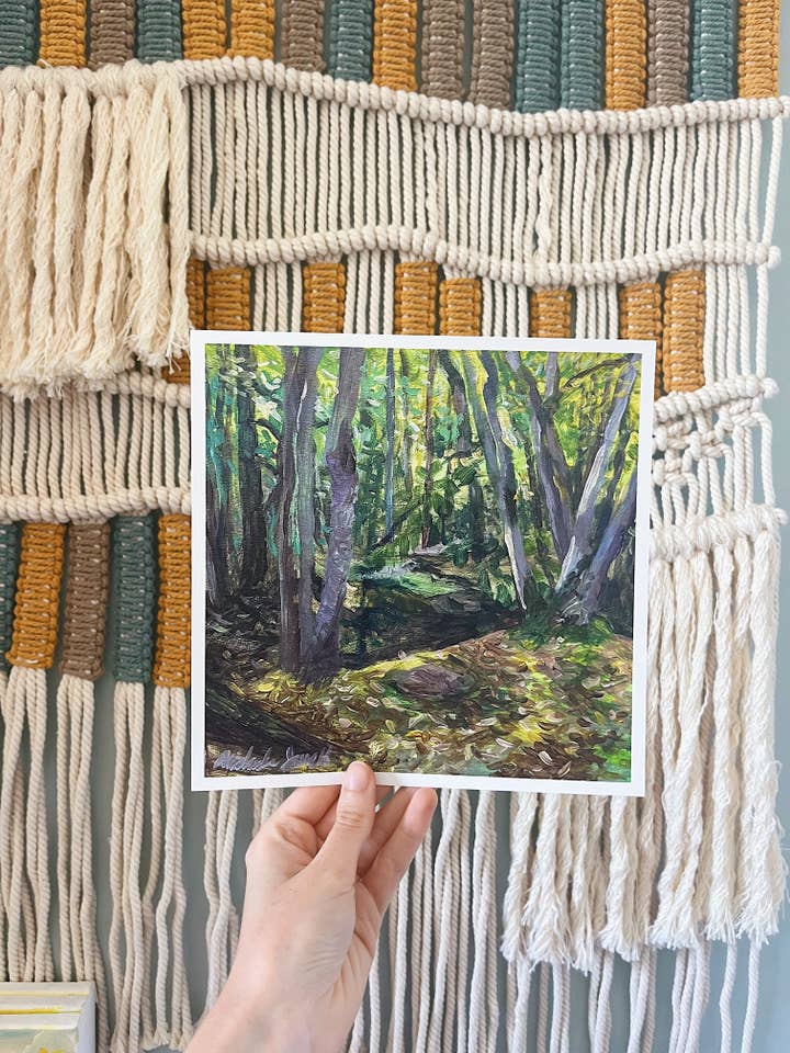 New England woods in the fall - landscape fine art print for wholesale by Savell Studio