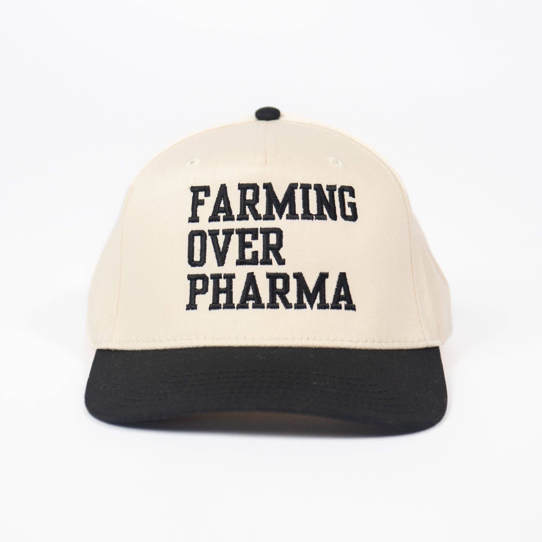 American Farm Company - Wholesale Trucker Hat - Unisex - 'Farming over Pharma' Women's Embroidered Trucker Hat1