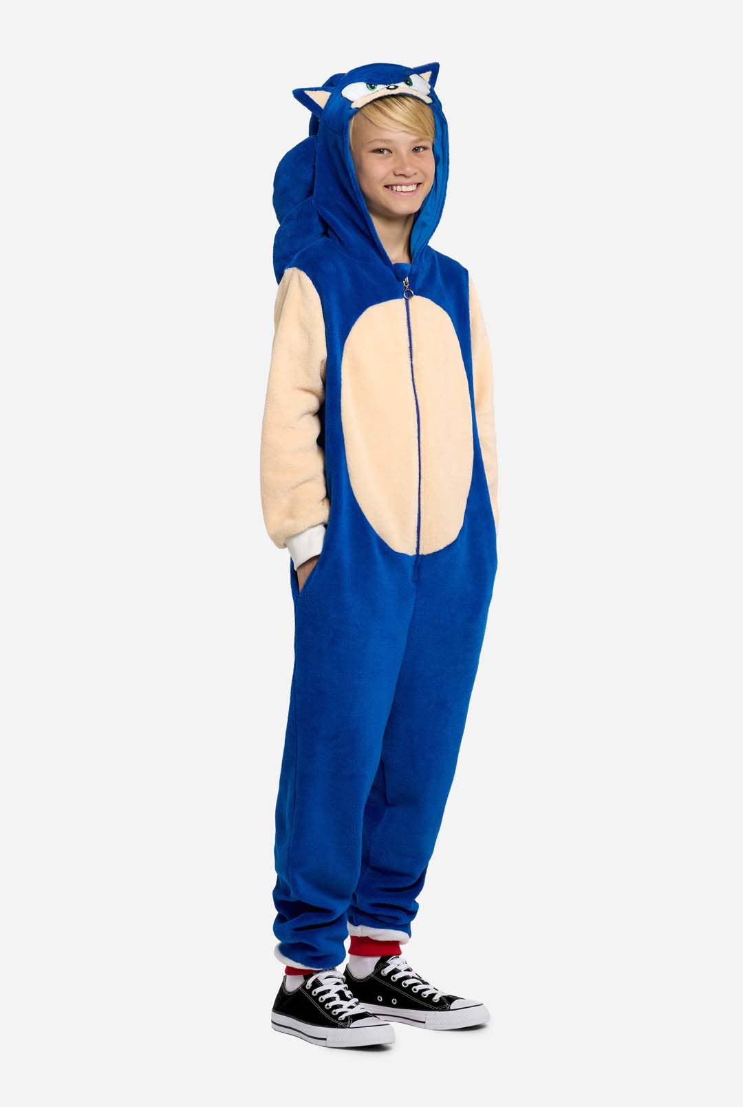 Blue BOYS Sonic the Hedgehog™ Onesie for wholesale on Faire1