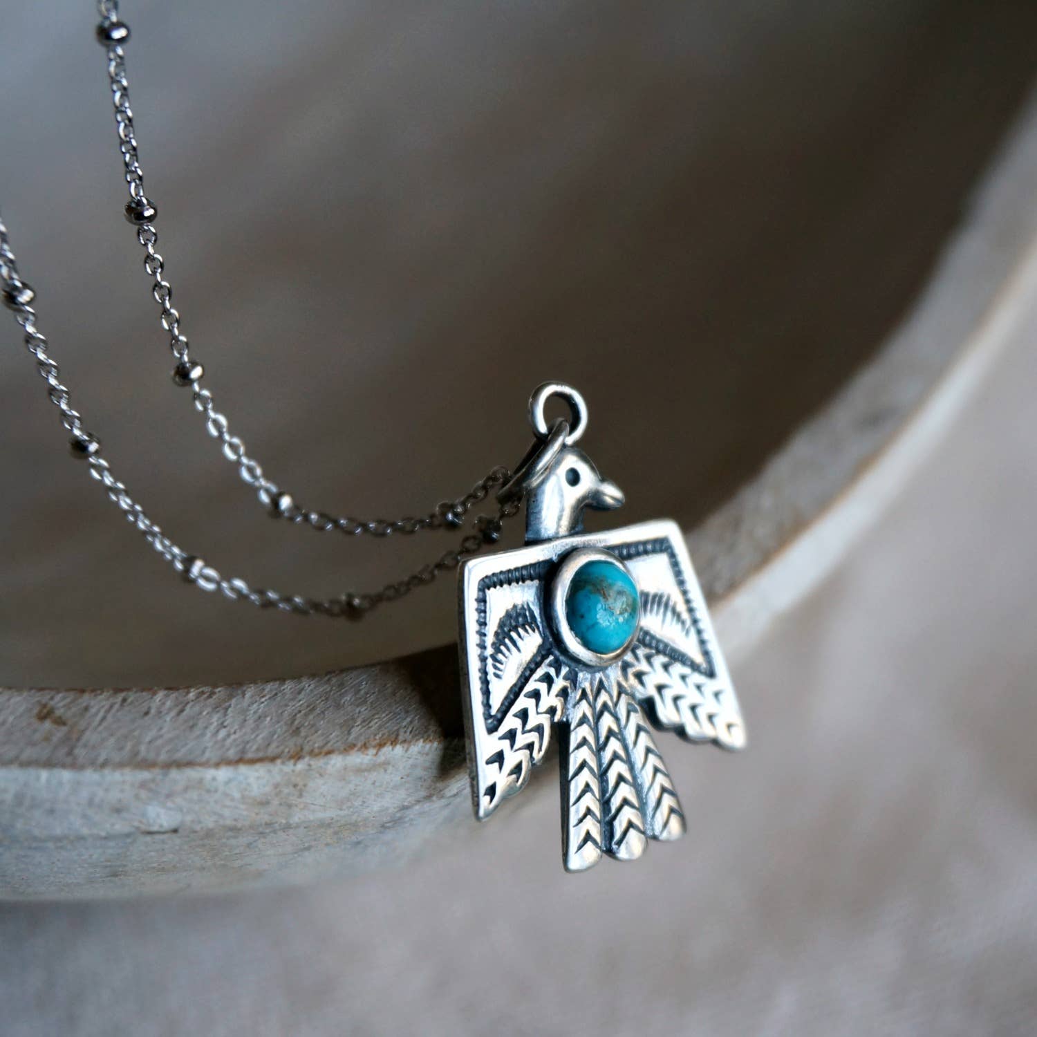 Sowell Jewelry - Wholesale Pendant/Charm Necklace - Thunderbird Turquoise Necklace2