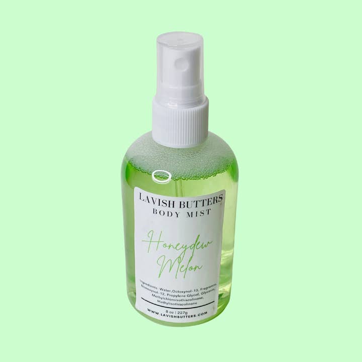 Honeydew Melon Luxury Body Mist for wholesale by Lavish Butters