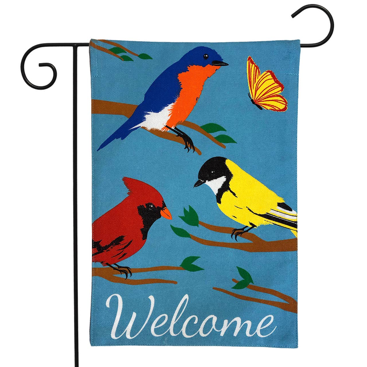 Briarwood Lane - Vente Drapeaux - Drapeau de jardin en jute Wildbirds1