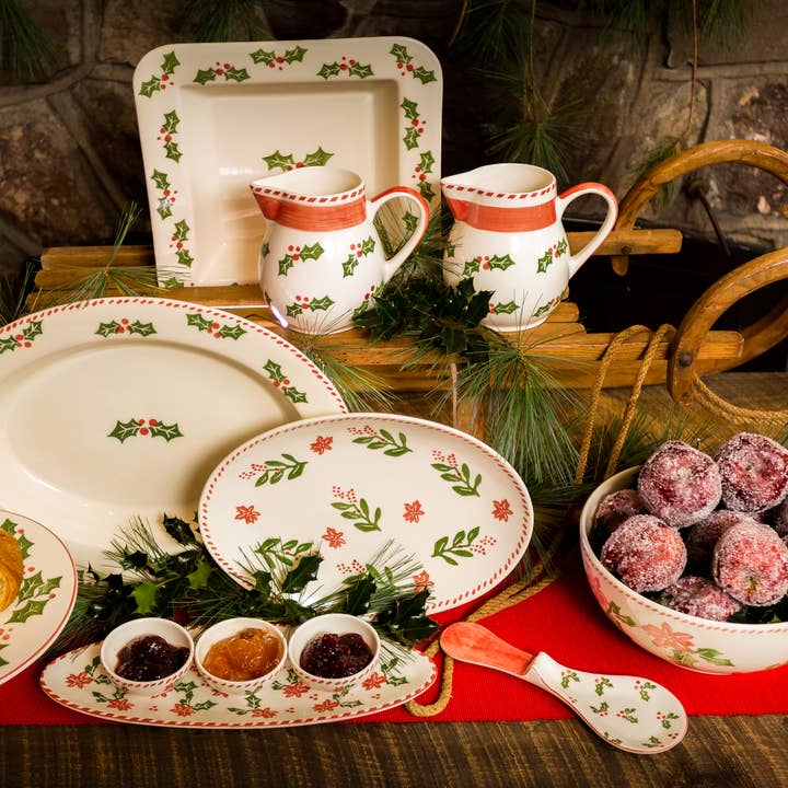 Euro Ceramica Home | ClayBarn - Wholesale Serve Bowl - Natal 11" Serving Bowl 4