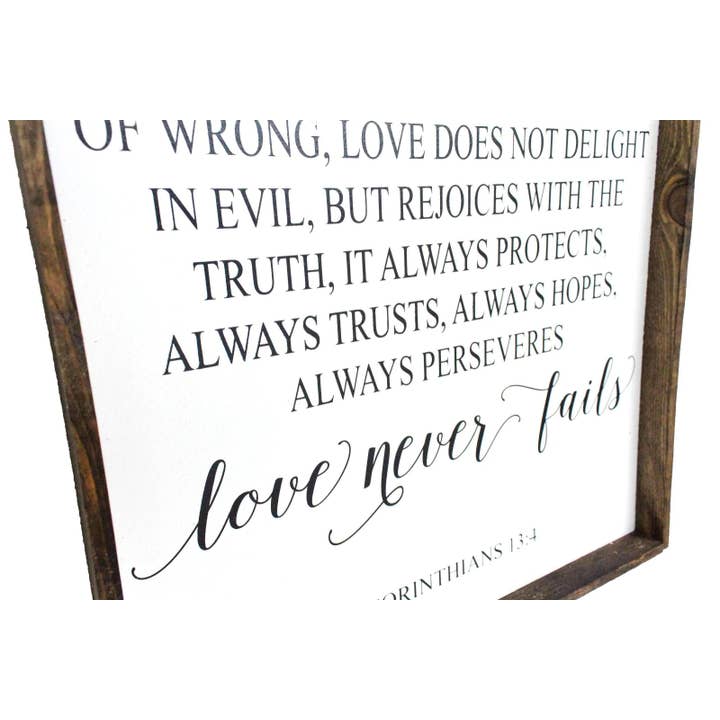 Williamraedesigns - Wholesale Art Print - Corinthians Verse Framed Print - Christian Decor5
