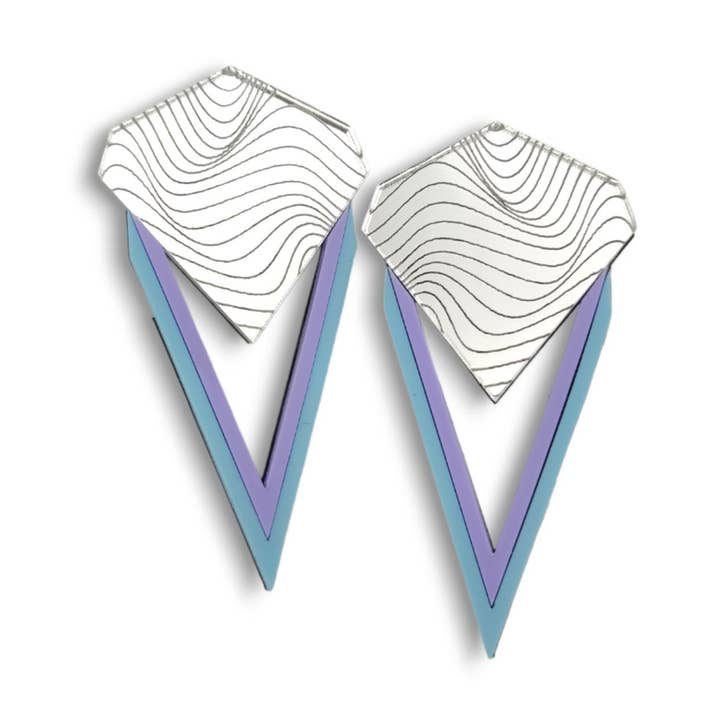 Crumple | Earrings for wholesale by Funk Da Queen