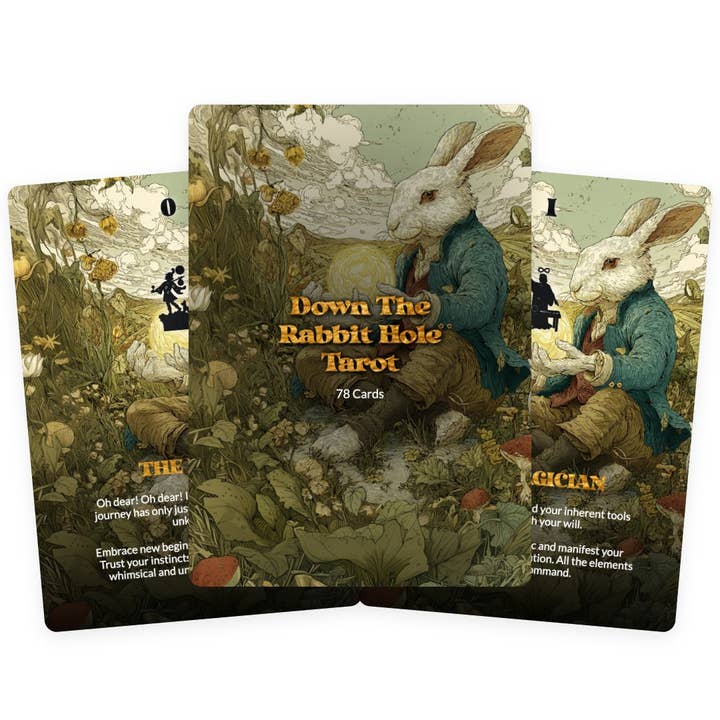 Down The Rabbit Hole Tarot - 78 Cards for wholesale by IBIZA TAROT