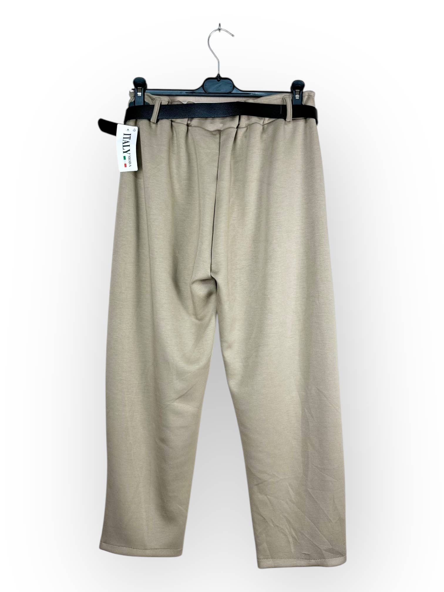 Lucky Nana - Wholesale Pants - Women's - SP 9747-01 - Pantalon uni en tissu lisse5