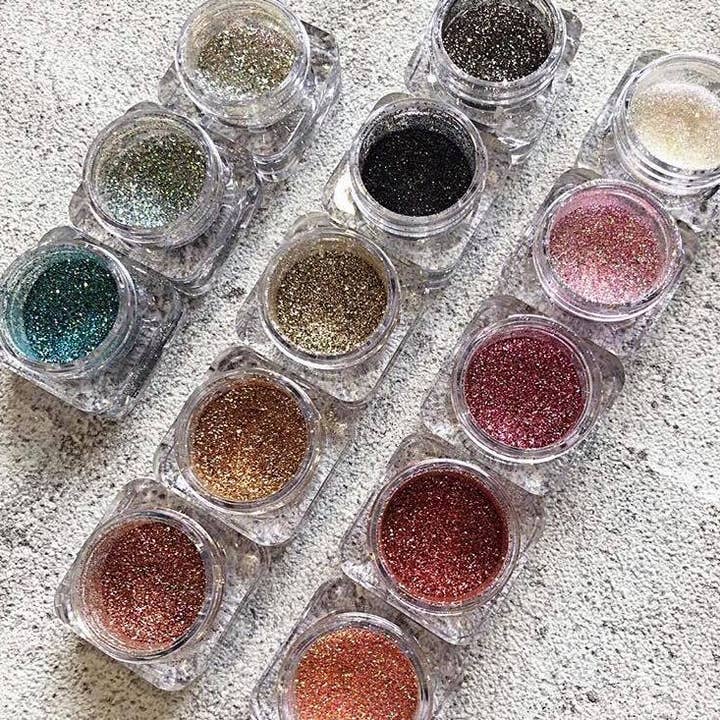 Silk oil of Morocco - Wholesale Body glitter/shimmer - EYE GLITTER DUST STARTER PACK12