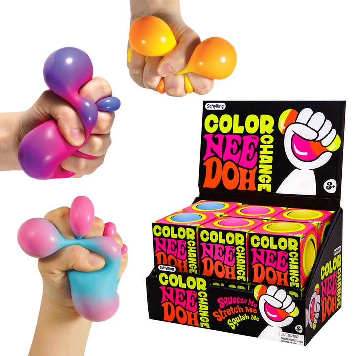 Schylling - Colour Changing Nee-Doh Stress Ball for wholesale by William Valentine Collection