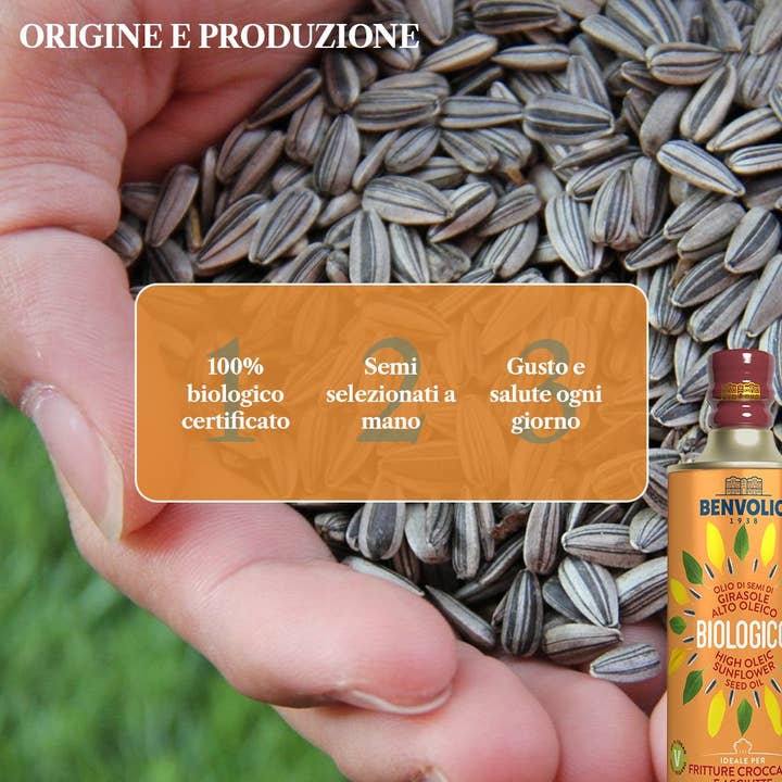 BENVOLIO.BIO by Wizebite S.r.l. SB - Wholesale Cooking Oil - BENVOLIO Organic High Oleic Sunflower Oil For All Cooking1