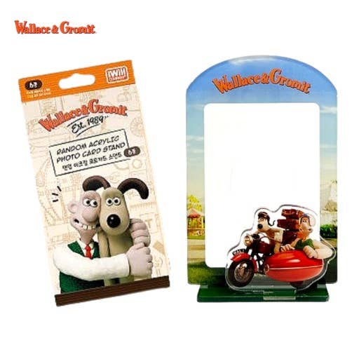 K-Wonderland – Großhandel Bilderrahmenständer – Wallace & Gromit Zufälliger Acryl-Fotokartenständer10
