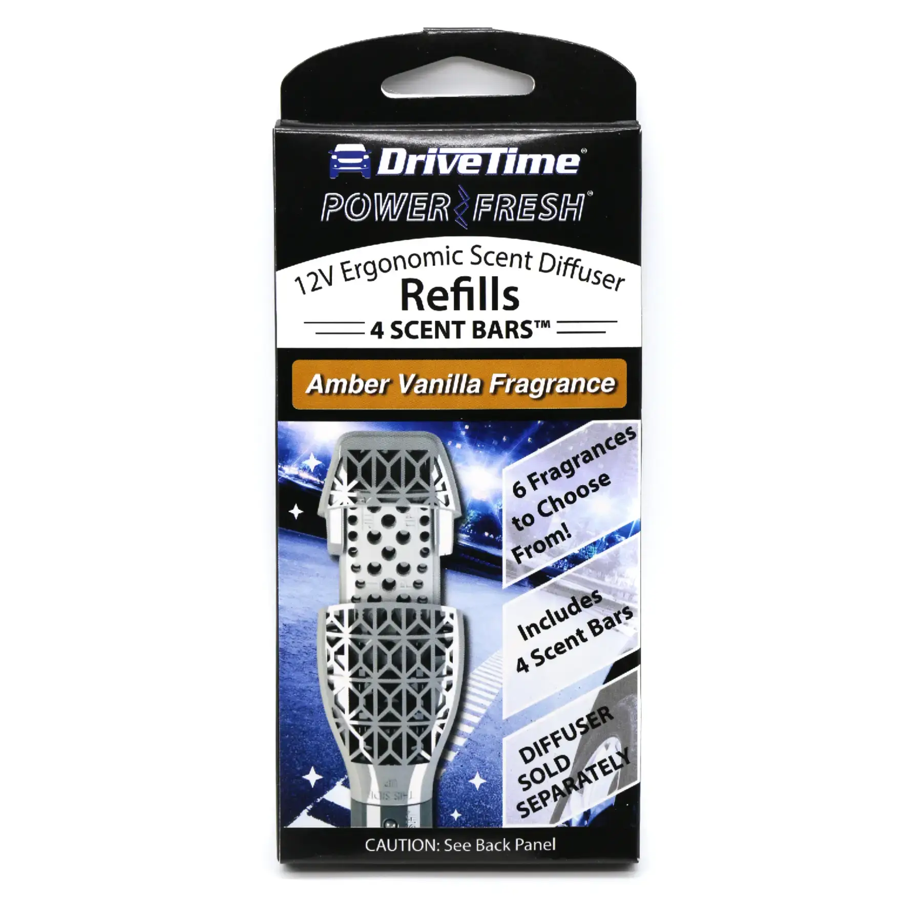 Belle Aroma® - Wholesale Car Freshener - Unisex - Power Fresh® 12V Refill Air Freshener Amber Vanilla
2