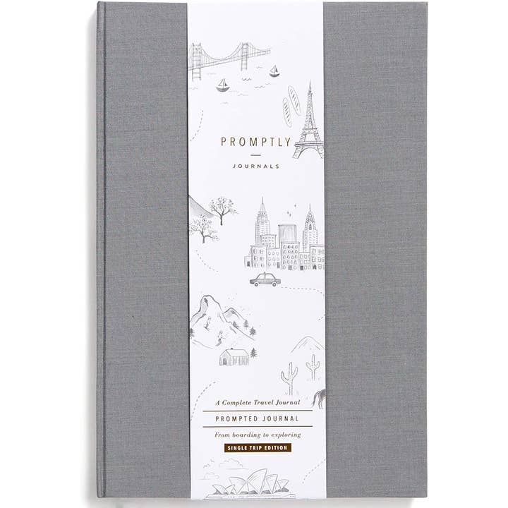 Promptly Journals - Wholesale Journal/Diary - Complete Travel Journal From Boarding to Exploring Hardcover2