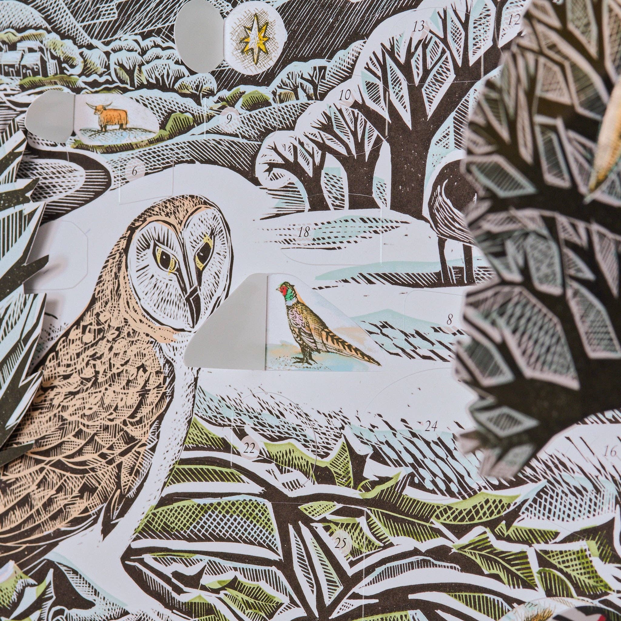 Art Angels - Wholesale Advent Calendar - Owl Flight Advent Calendar3
