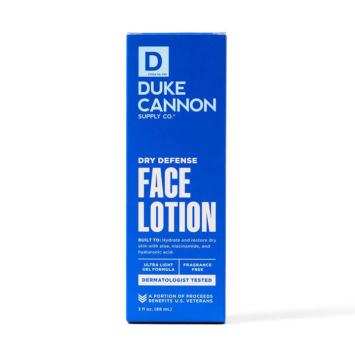 Dry Defense Face Lotion for wholesale by Duke Cannon