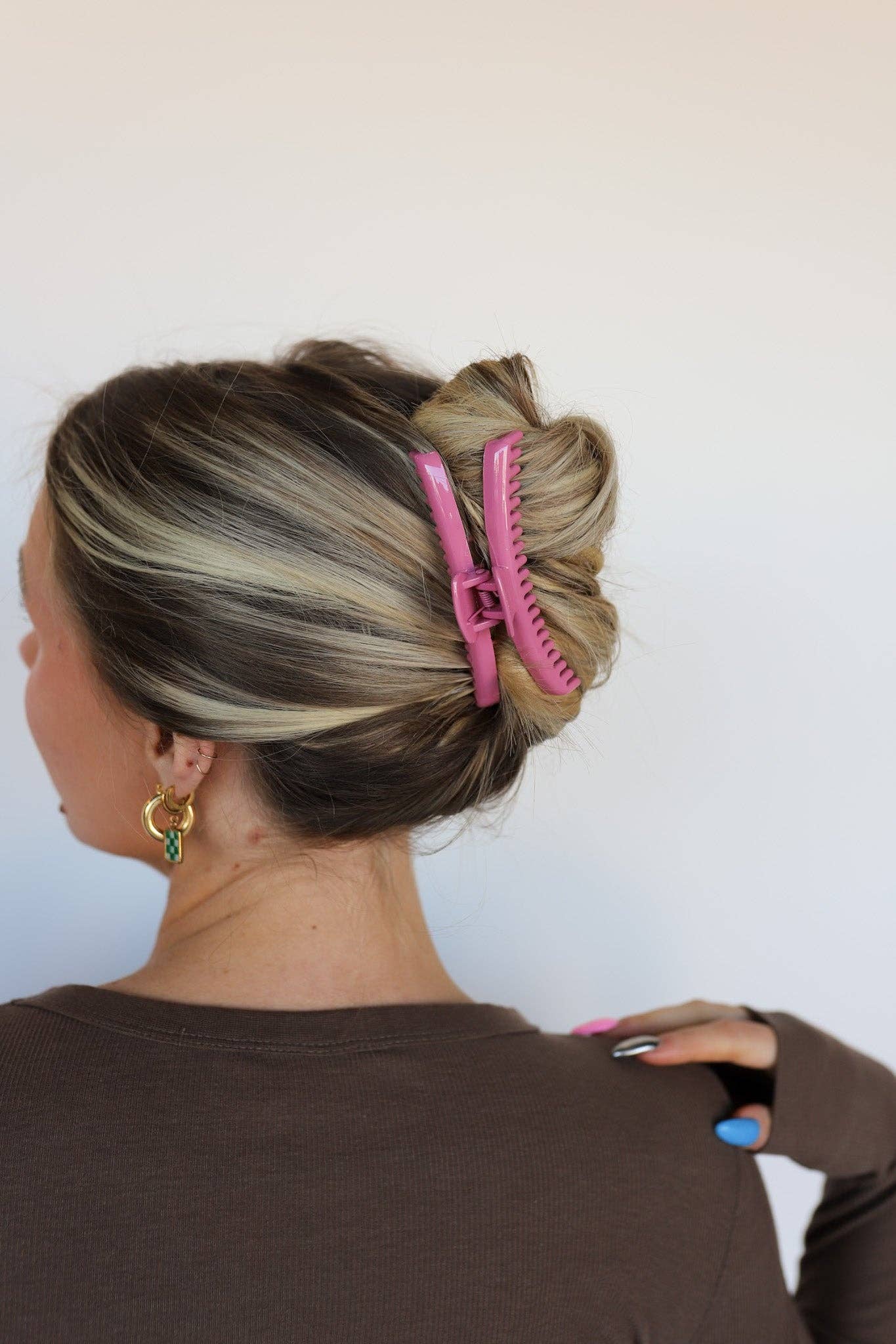 KAXI - Wholesale Hair Clip - Women's - Shiny Midi Hold Everything Claw36