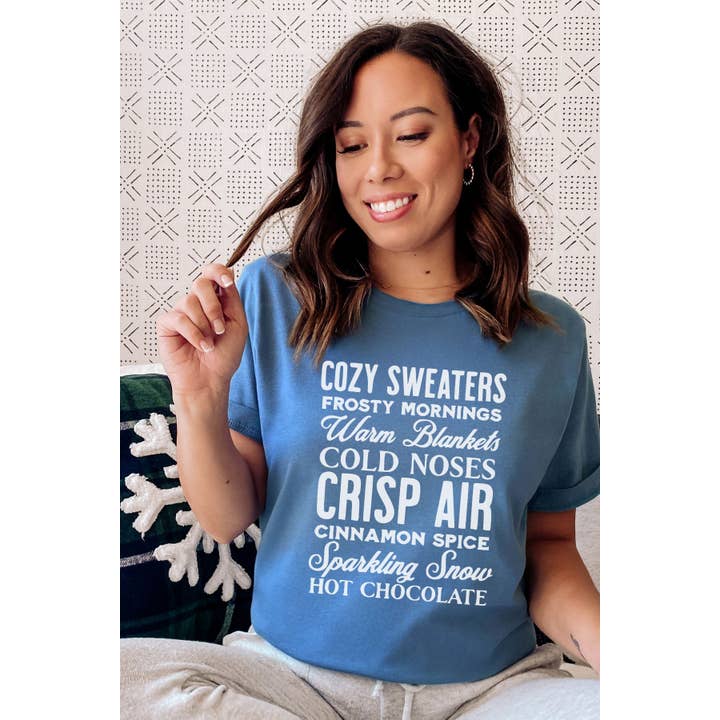 Vinter lækkerier grafisk T-shirt for engroshandel hos Bella Me