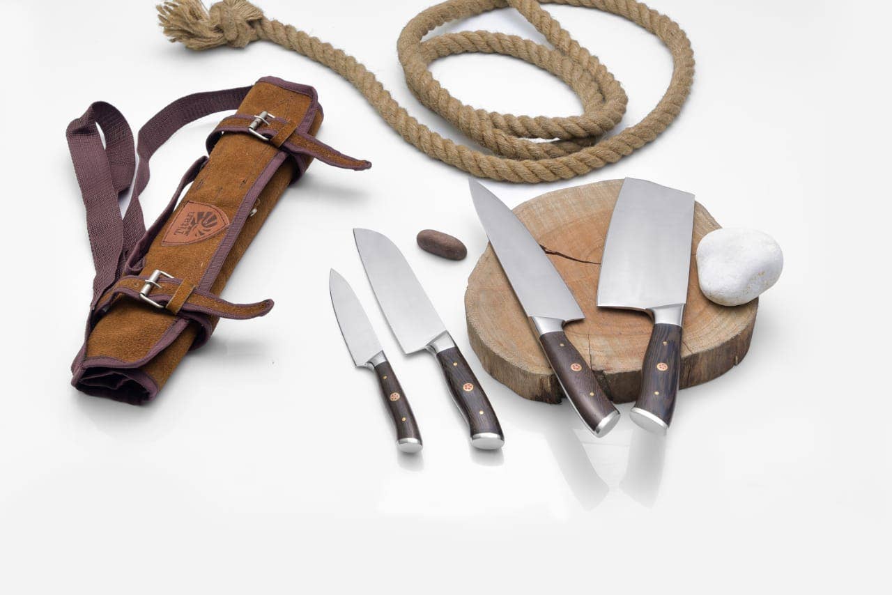 Titan International - Wholesale Knife Set - Titan Blackwood Culinary Set1