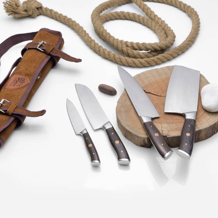 Titan International - Wholesale Knife Set - Titan Blackwood Culinary Set1