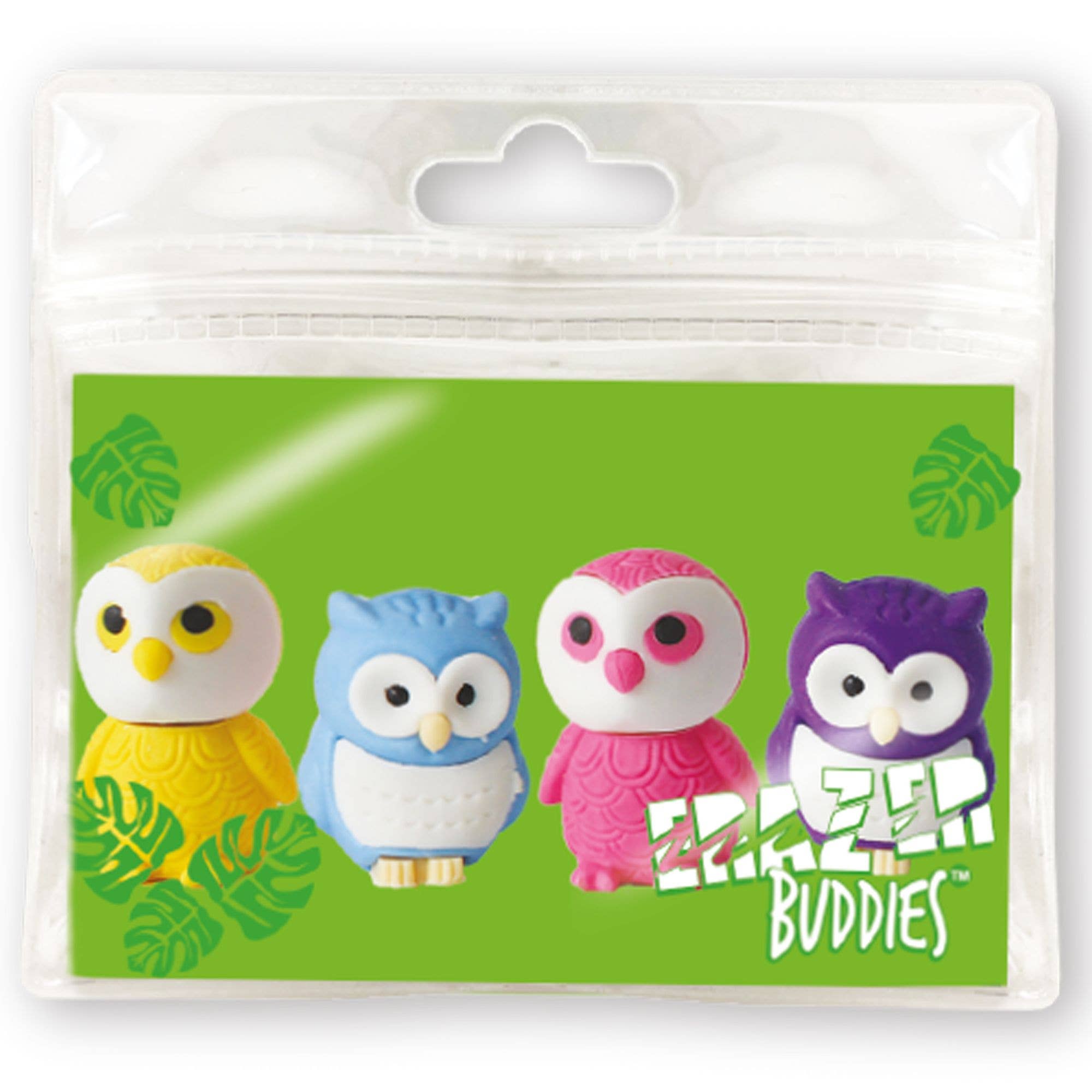 Deluxebase – wholesale Eraser – Erazer Buddies - Owls Rubber Set0