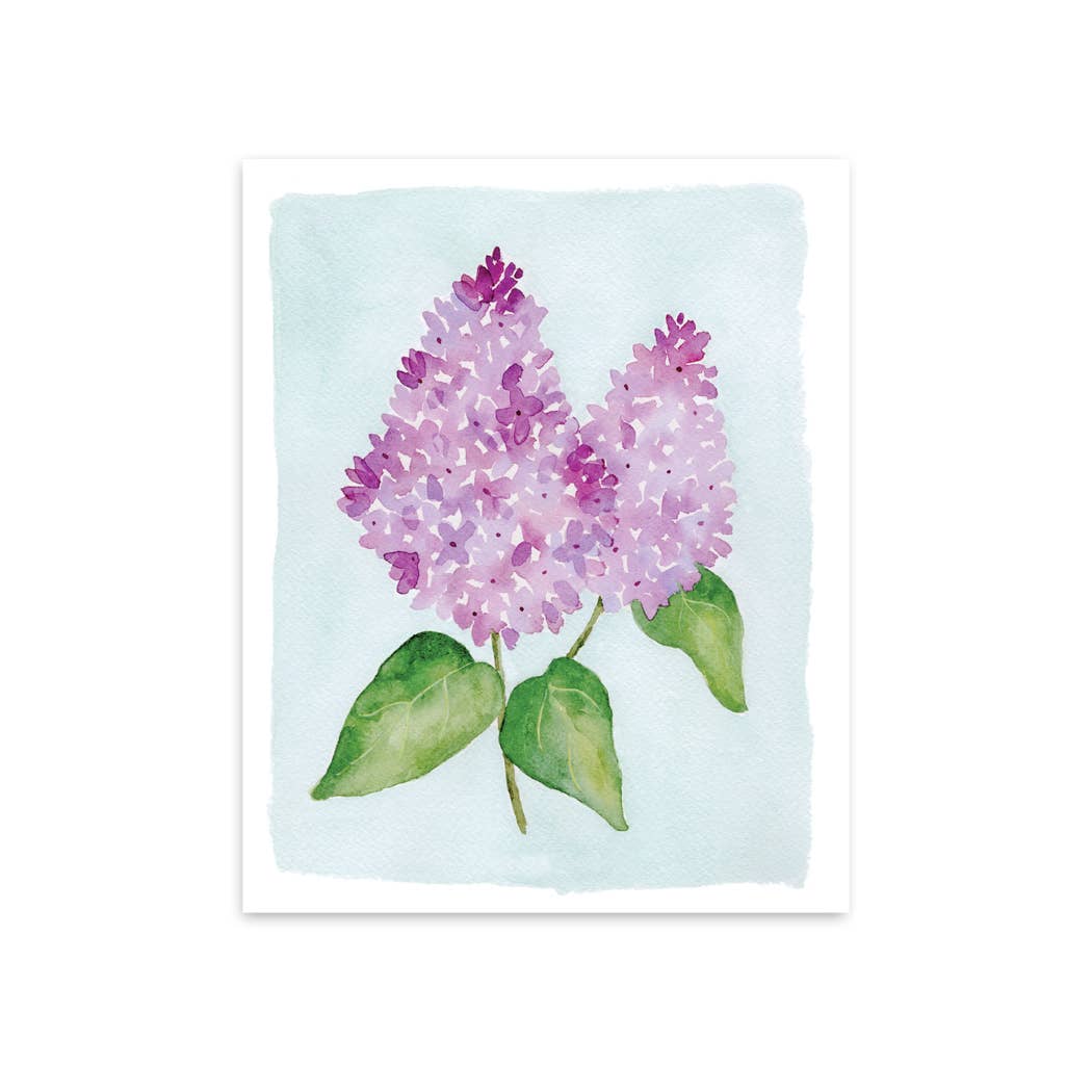 Kathryn Voss Design - Wholesale Art Print - Lilac Bloom Art Print1